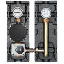 Насосная группа Meibes V-MK 1 с насосом Wilo PARA SC 7.0, со смесителем, подающая линия слева, с сервоприводом 220В