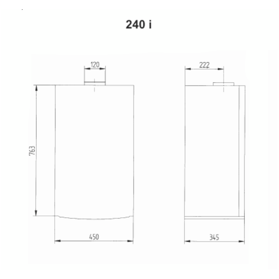 Настенный газовый котел Baxi LUNA 3 240 i, изображение 3