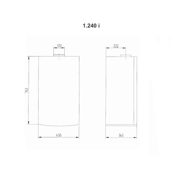 Настенный газовый котел Baxi LUNA 3 Comfort 1.240 i, изображение 3