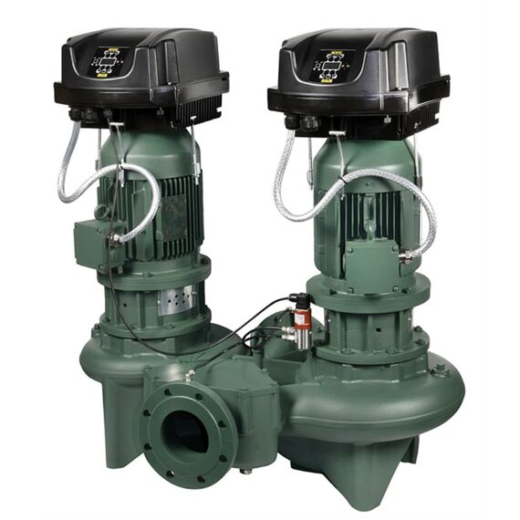 Двойной циркуляционный насос DAB DCP-GE 100-3050/A/BAQE/15 T MCE150/C IE3 с линейным портом