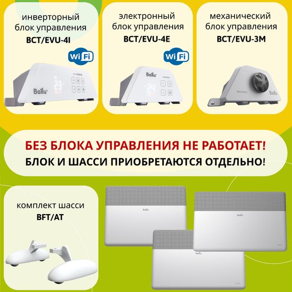 Конвектор электрический Ballu BEC/AT-2500, изображение 2