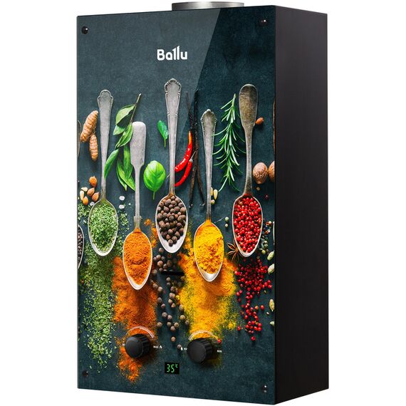 Газовый проточный водонагреватель Ballu GWH 10 Fiery Glass Curry